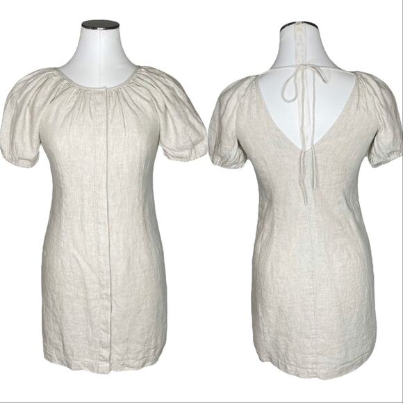 J. Crew V-back Linen Shirtdress - Picture 10 of 10